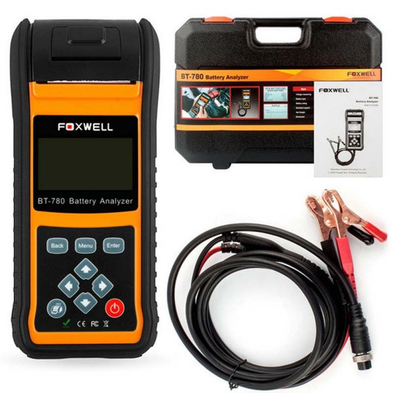 FOXWELL BT 780 comprobador de baterías con impresora