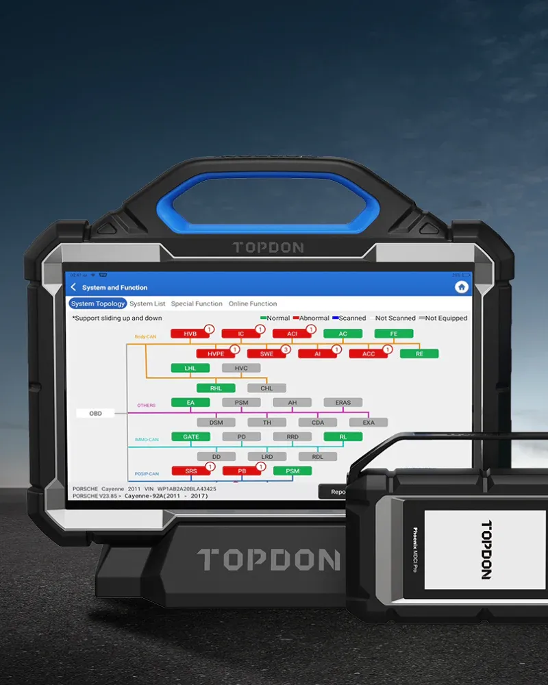 Equipos de Diagnosis Topdon para talleres en Andalucía