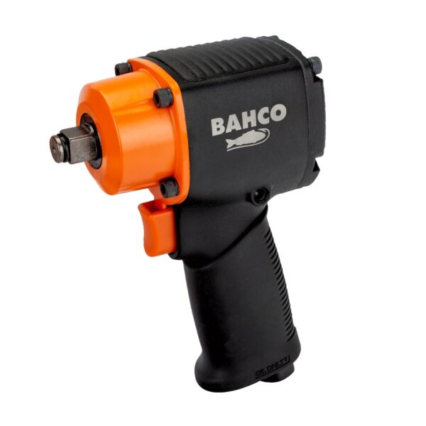 BAHCO Mini llave de impacto de cuadradillo de 1/2" con mecanismo de doble martillo BPC813
